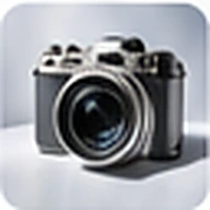 Silver digital camera